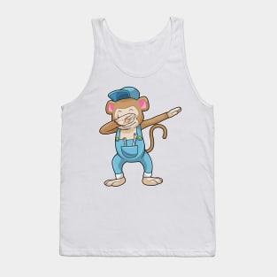 Monkey as Mechanic at Hip Hop Dance Dab Tank Top